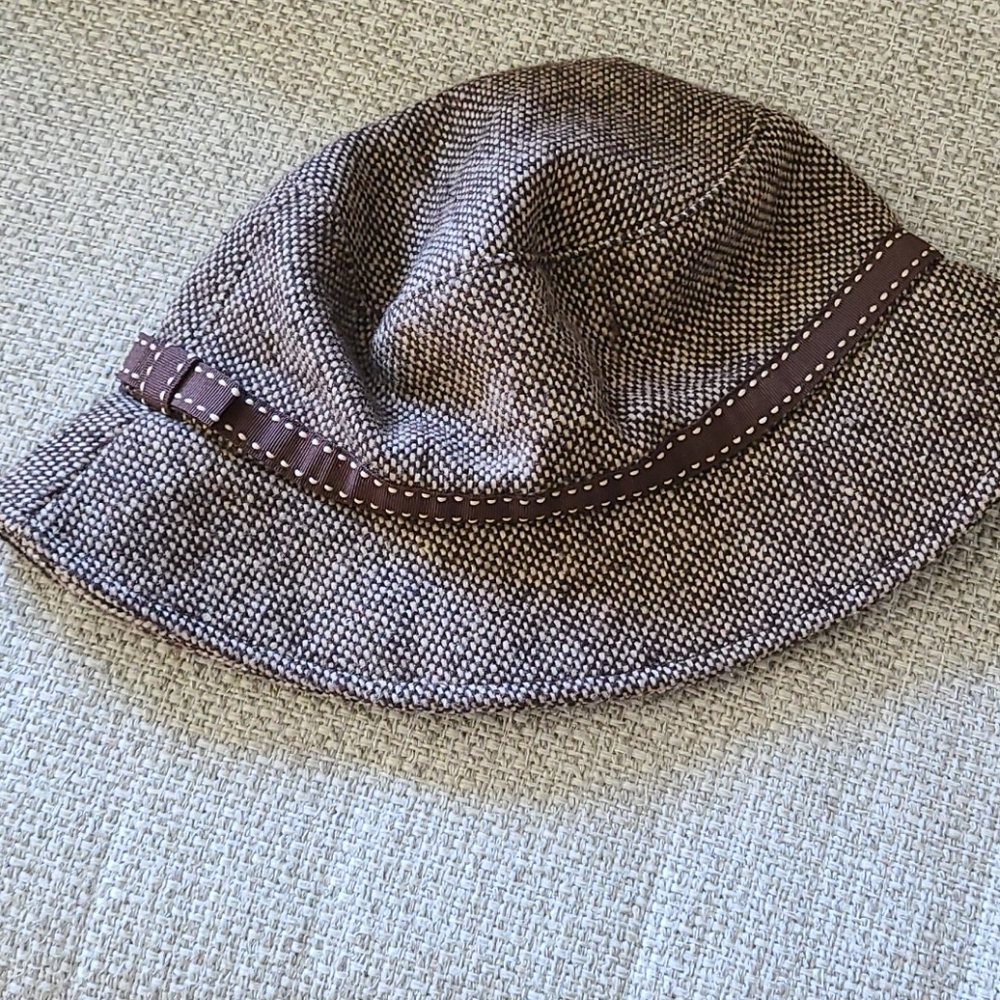 Brown Tweed Women's Hat